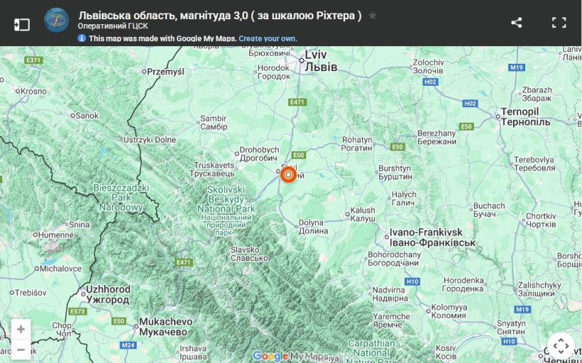 На Львівщині стався землетрус