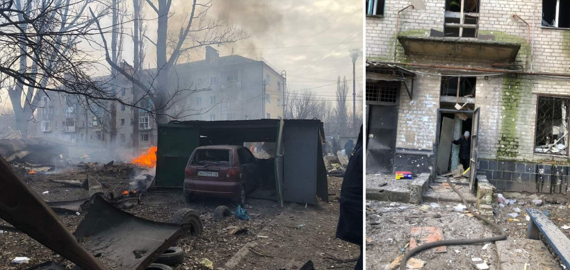 У Костянтицівні внаслідок ракетного удару загинуло троє людей (фото) У Костянтицівні внаслідок ракетного удару загинуло троє людей (фото)