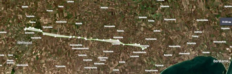 У Запорізькій області окупанти викопали мега-окоп завдовжки понад 70 кілометрів (фото)