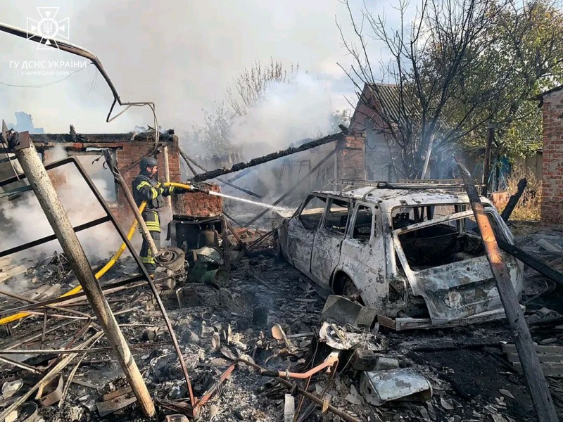 Окупанти вдарили по Вовчанську: є поранені Окупанти вдарили по Вовчанську: є поранені