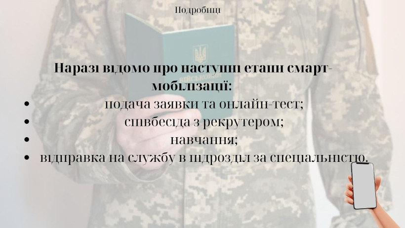 Смарт-мобілізація в Україні: які зміни чекають на військовозобовʼязаних Смарт-мобілізація в Україні: які зміни чекають на військовозобовʼязаних