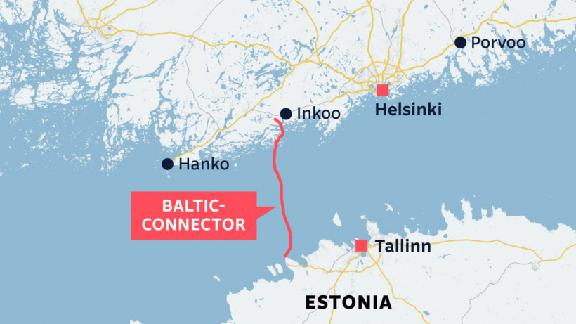 Підводний газогін Balticconnector між Фінляндією та Естонією пошкоджений внаслідок диверсії Підводний газогін Balticconnector між Фінляндією та Естонією пошкоджений внаслідок диверсії