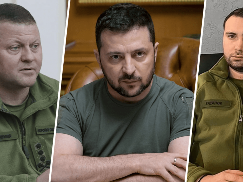 Залужний, Зеленський, Буданов