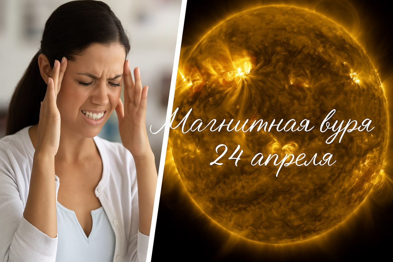 Магнитная буря 24 апреля 2025 года