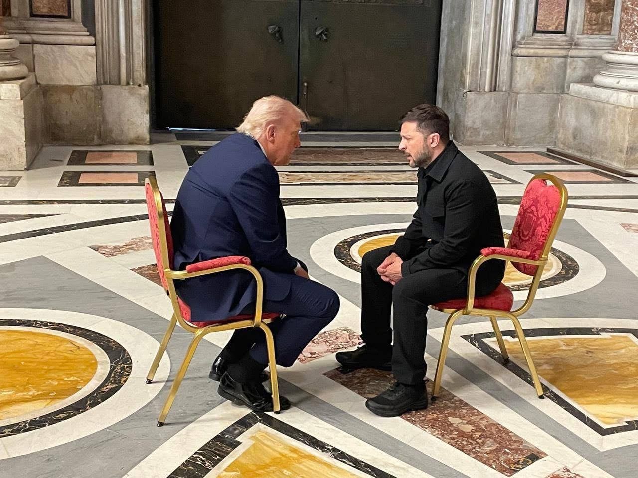 Встреча Трампа и Зеленского в Риме: о чём говорили президенты