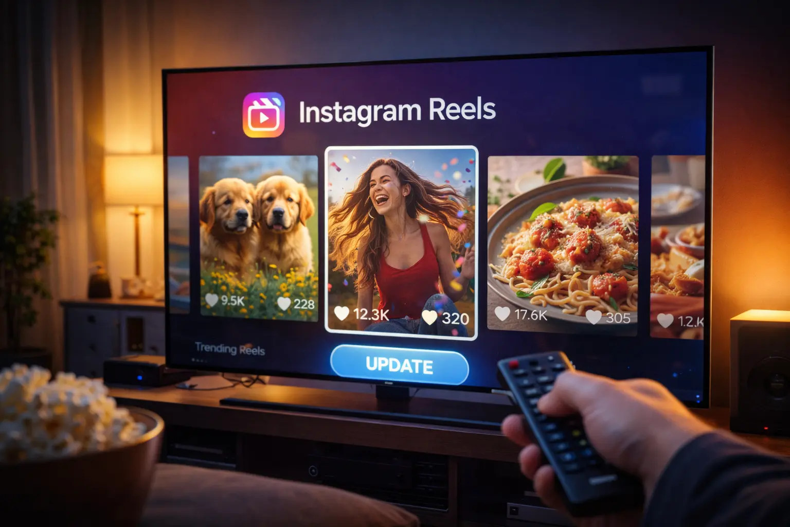 Instagram запустил просмотр Reels на телевизорах: новый формат для большого экрана
