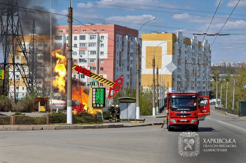 У Харкові за день росія атакувала чотири АЗС