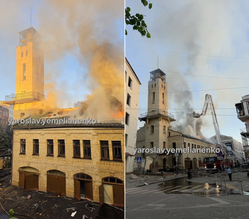 У Києві постраждали ТРЦ "Квадрат" на Лук'яніці, головний офіс Укрпошти та музей "Чорнобиль"