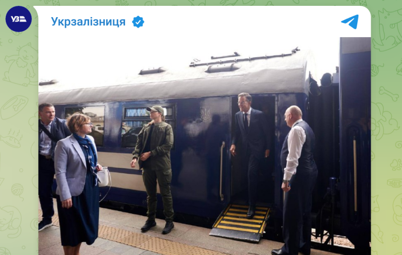 Генсек НАТО Марк Рютте прибув до Києва Генсек НАТО Марк Рютте прибув до Києва