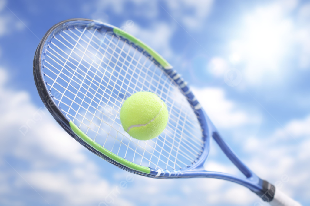 Развитие большого тениса - pngtree-a-tennis-ball-is-on-racket-picture-image_16696318