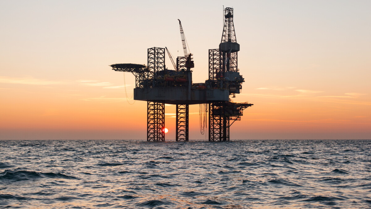 Почему дорожает нефть - Offshore,Jack,Up,Rig,In,The,Middle,Of,The,Sea