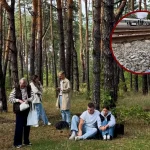 Пассажиры Укрзалізниці собирали грибы во время эвакуации