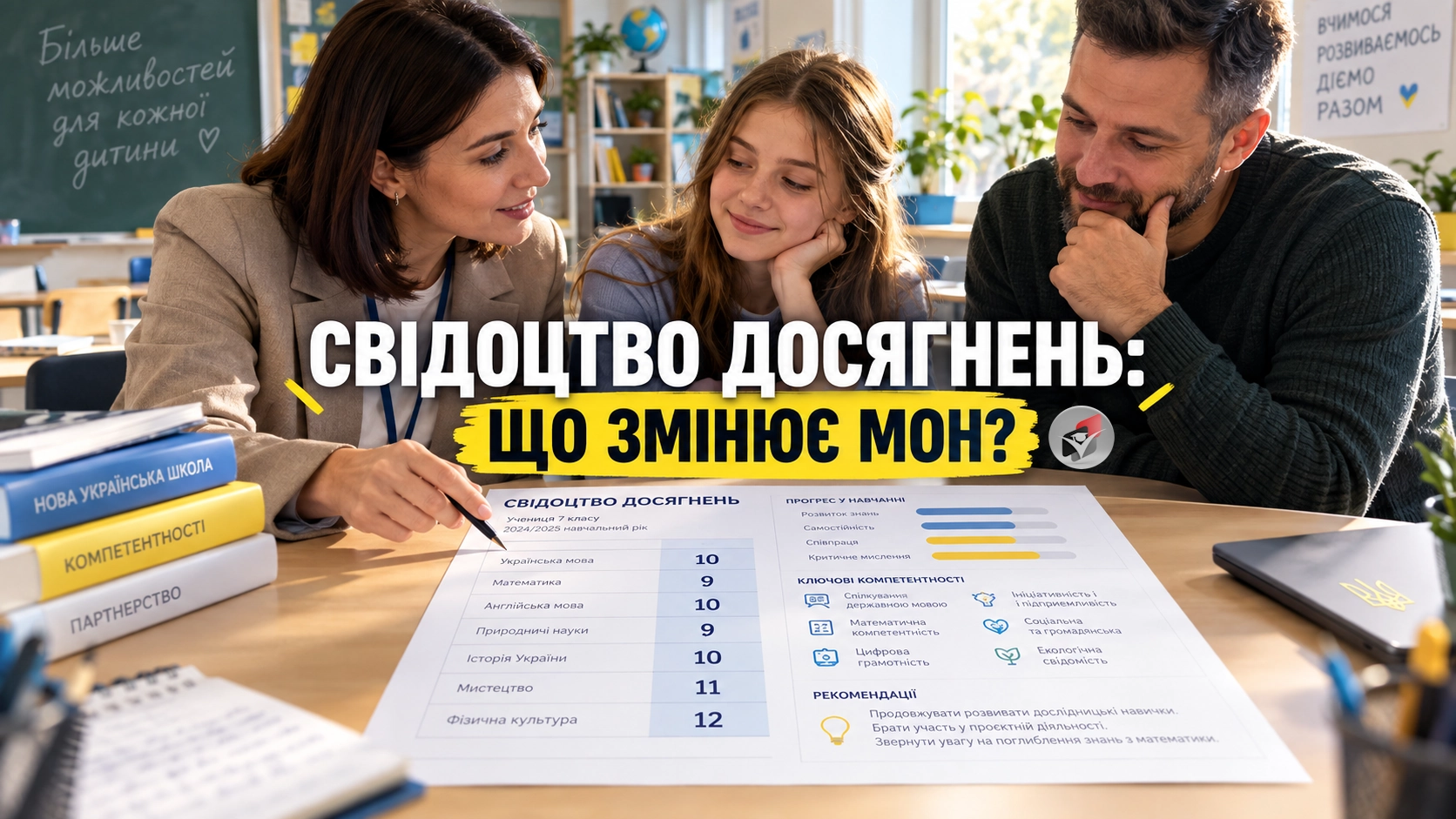 МОН готовит новые свидетельства для школьников