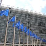 Здание Еврокомиссии Berlaymont в Брюсселе